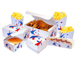 Custom Printed Burger Boxes, Chicken Boxes and Pizza Boxes