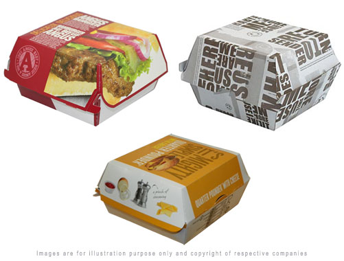 Text fro Printed Burger Boxes